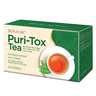 BEAUXLIM, Puri-Tox With Green Tea 4g X 30's | Watsons Malaysia