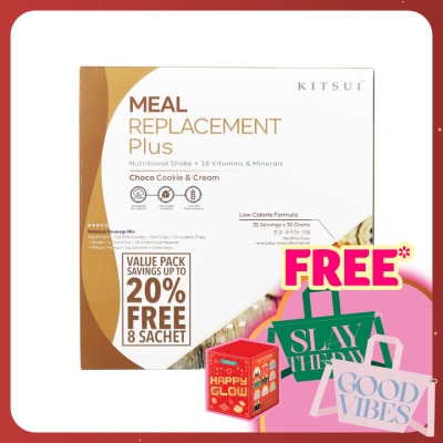 KITSUI Meal Replacement + Choco Cookie & Cream Valuepack 35sX30g