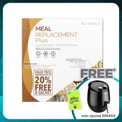 KITSUI Meal Replacement + Choco Cookie & Cream Valuepack 35sX30g