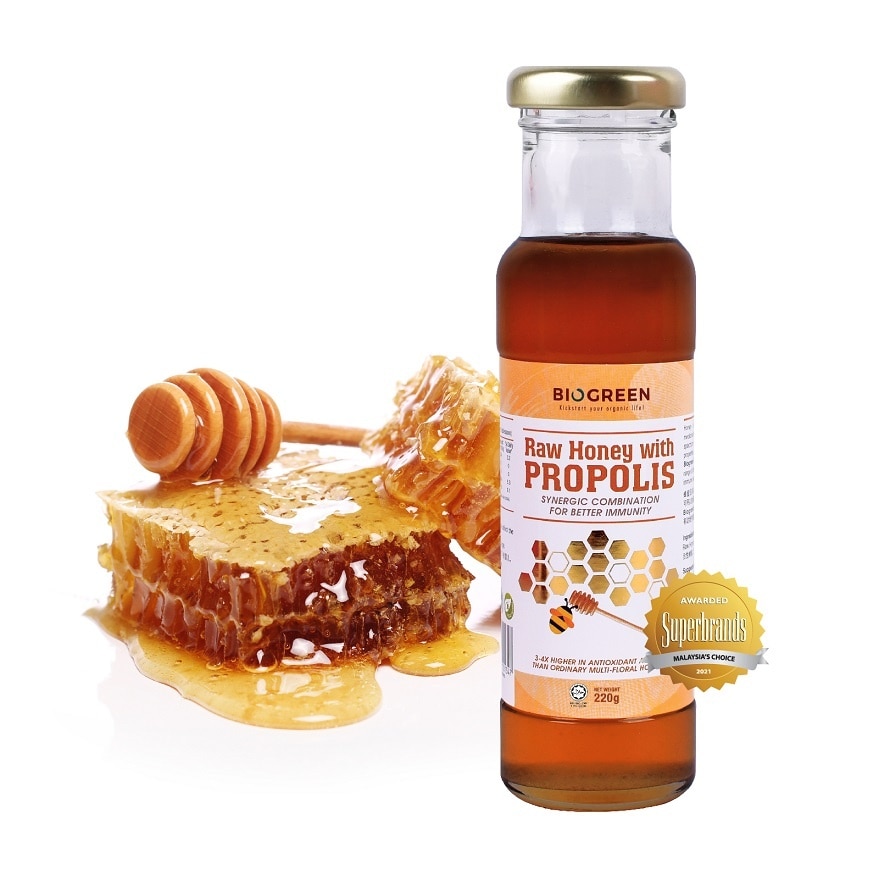 Raw Honey With Propolis 220g