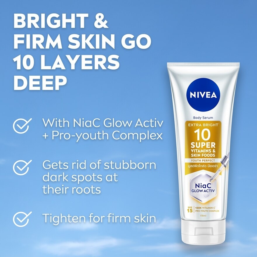 Extra Bright 10 Super Vitamins & Skin Foods 180ML