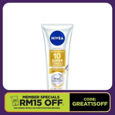 NIVEA Extra Bright 10 Super Vitamins & Skin Foods 180ML