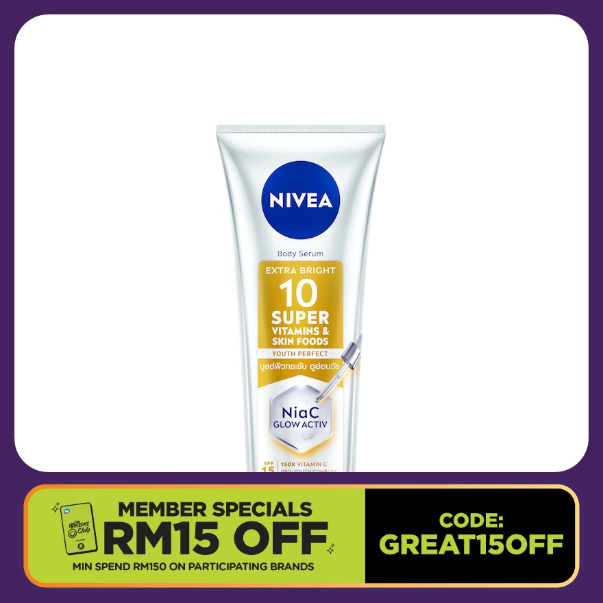 Extra Bright 10 Super Vitamins & Skin Foods 180ML