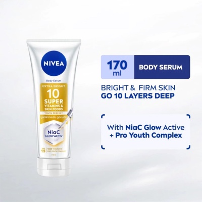 NIVEA - Extra Bright 10 Super Vitamins & Skin Foods 170ML