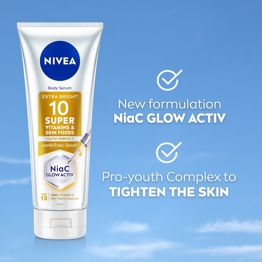 Extra Bright 10 Super Vitamins & Skin Foods 180ML