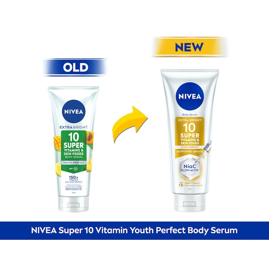 Extra Bright 10 Super Vitamins & Skin Foods  320ML