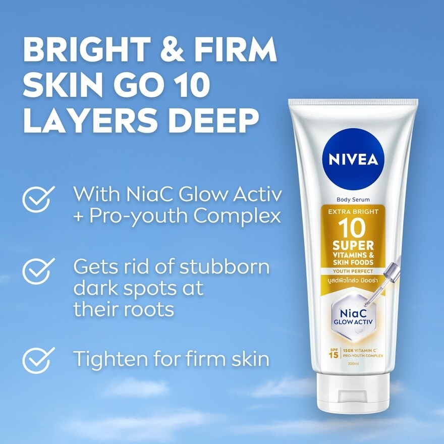 Extra Bright 10 Super Vitamins & Skin Foods  320ML