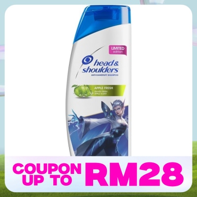HEAD&SHOULDERS Apple Fresh Anti-Dandruff Shampoo Eudora 300ml