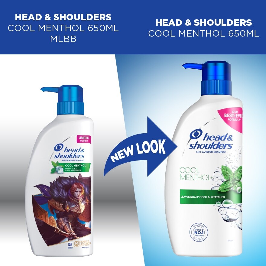 Cool Menthol Anti-Dandruff Shampoo 650ml image