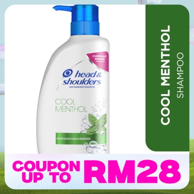 HEAD&SHOULDERS Cool Menthol Anti-Dandruff Shampoo 650ml