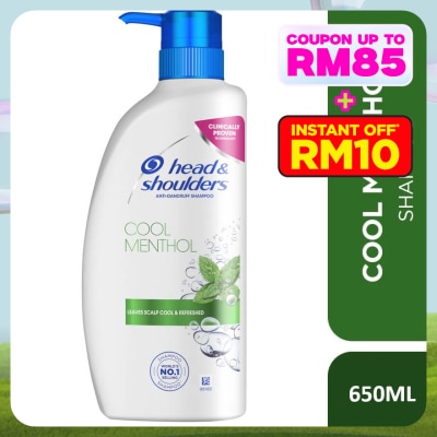 HEAD&SHOULDERS Cool Menthol Anti-Dandruff Shampoo 650ml
