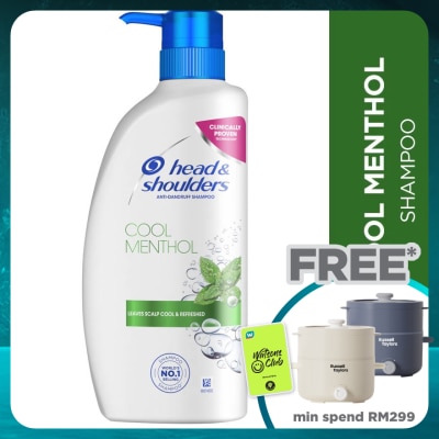 HEAD&SHOULDERS Cool Menthol Anti-Dandruff Shampoo 650ml