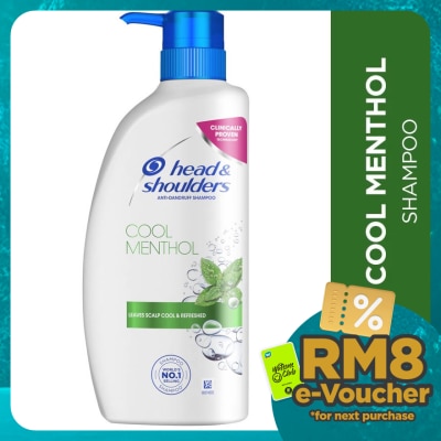 HEAD&SHOULDERS Cool Menthol Anti-Dandruff Shampoo 650ml