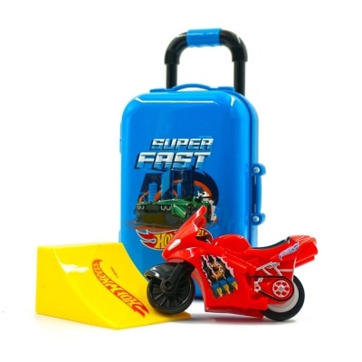 HOT WHEEL Mystery Motorbike in Trolley  (Design pick on random basis)