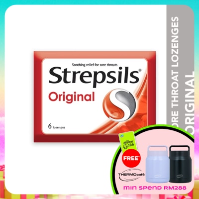 STREPSILS - Sore Throat Lozenges Original 6s