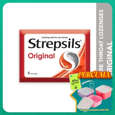 STREPSILS - Sore Throat Lozenges Original 6s