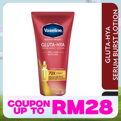 VASELINE Gluta-Hya Serum Lotion Pro-Age Restore 300ml