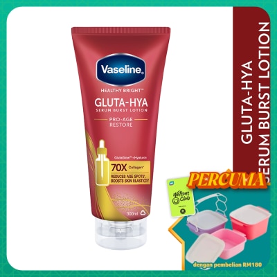 VASELINE - Gluta-Hya Serum Lotion Pro-Age Restore 300ml