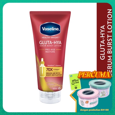 VASELINE Gluta-Hya Serum Lotion Pro-Age Restore 300ml