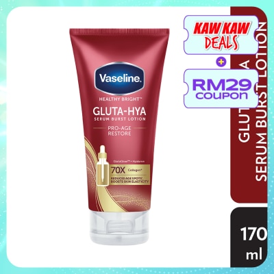 VASELINE Gluta-Hya Serum Lotion Pro-Age Restore 170ml