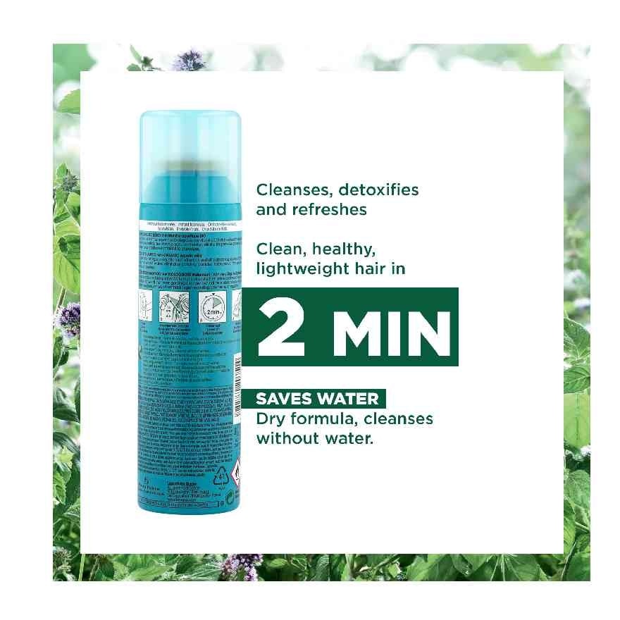 Detox Dry Shampoo With Organic Aquatic Mint 150ml