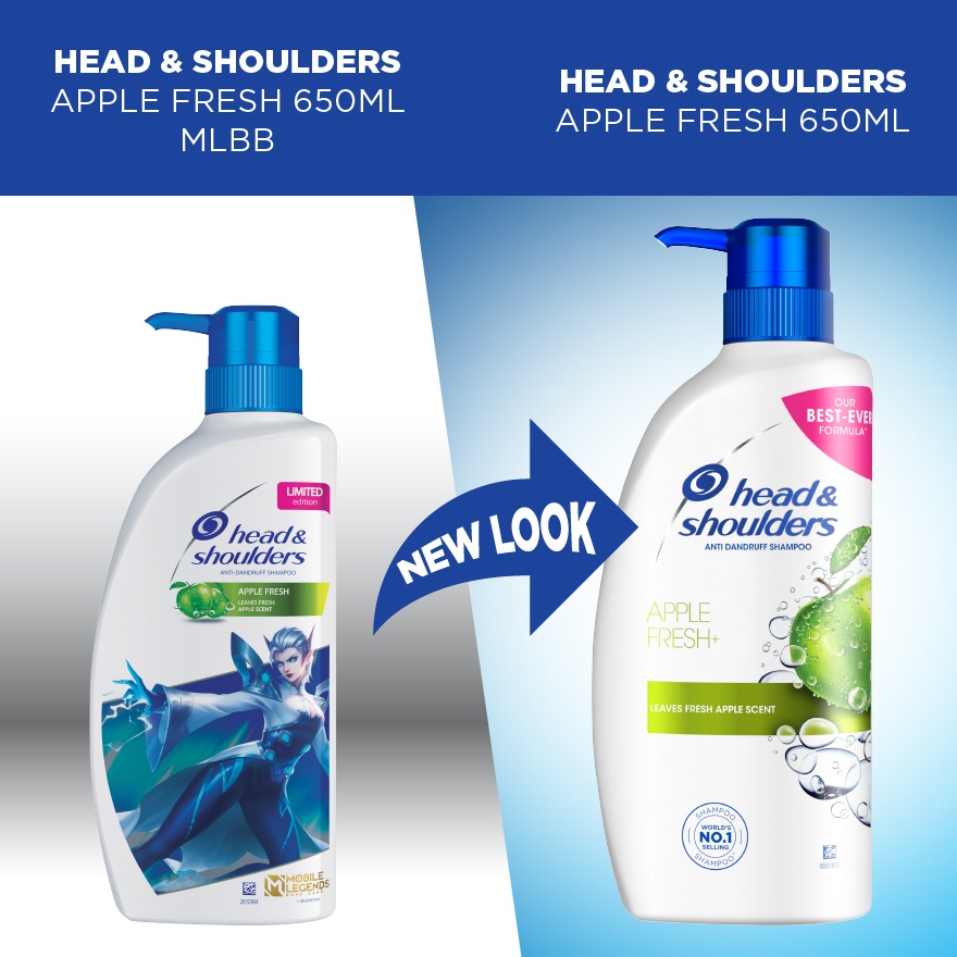 Apple Fresh Anti-Dandruff Shampoo 650ml