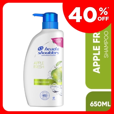 HEAD&SHOULDERS Apple Fresh Anti-Dandruff Shampoo 650ml
