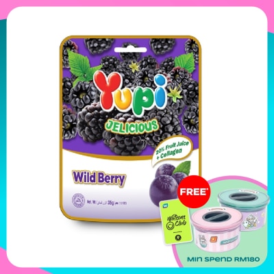 YUPI JELICIOUS WILD BERRY 35G GUMMIES