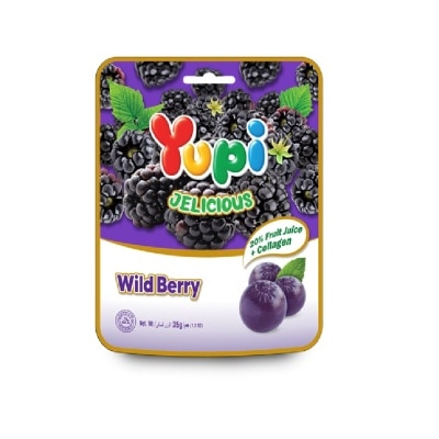 YUPI JELICIOUS WILD BERRY 35G GUMMIES