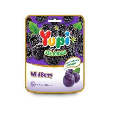 YUPI - JELICIOUS WILD BERRY 35G GUMMIES