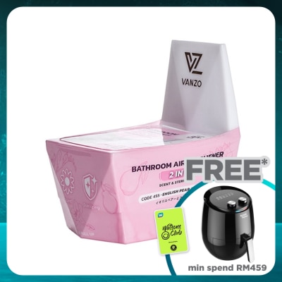 VANZO 2 IN 1 Bathroom Air Freshener English Pear & Freesia 115G