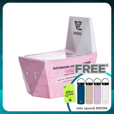 VANZO 2 IN 1 Bathroom Air Freshener English Pear & Freesia 115G