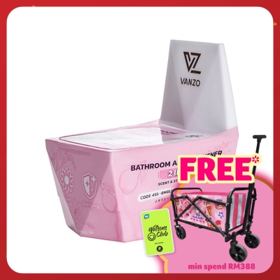 VANZO 2 IN 1 Bathroom Air Freshener English Pear & Freesia 115G