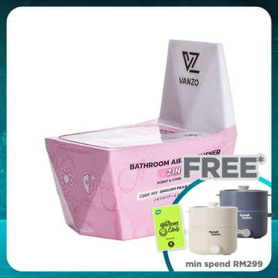 VANZO 2 IN 1 Bathroom Air Freshener English Pear & Freesia 115G