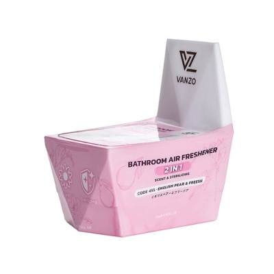 VANZO 2 IN 1 Bathroom Air Freshener English Pear & Freesia 115G