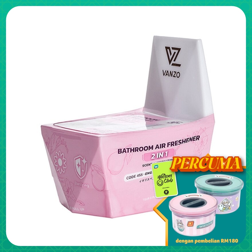 2 IN 1 Bathroom Air Freshener English Pear & Freesia 115G