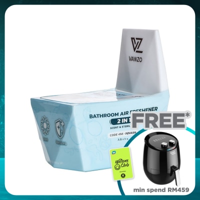 VANZO 2 IN 1 Bathroom Air Freshener Citrus Bliss Squash 115G