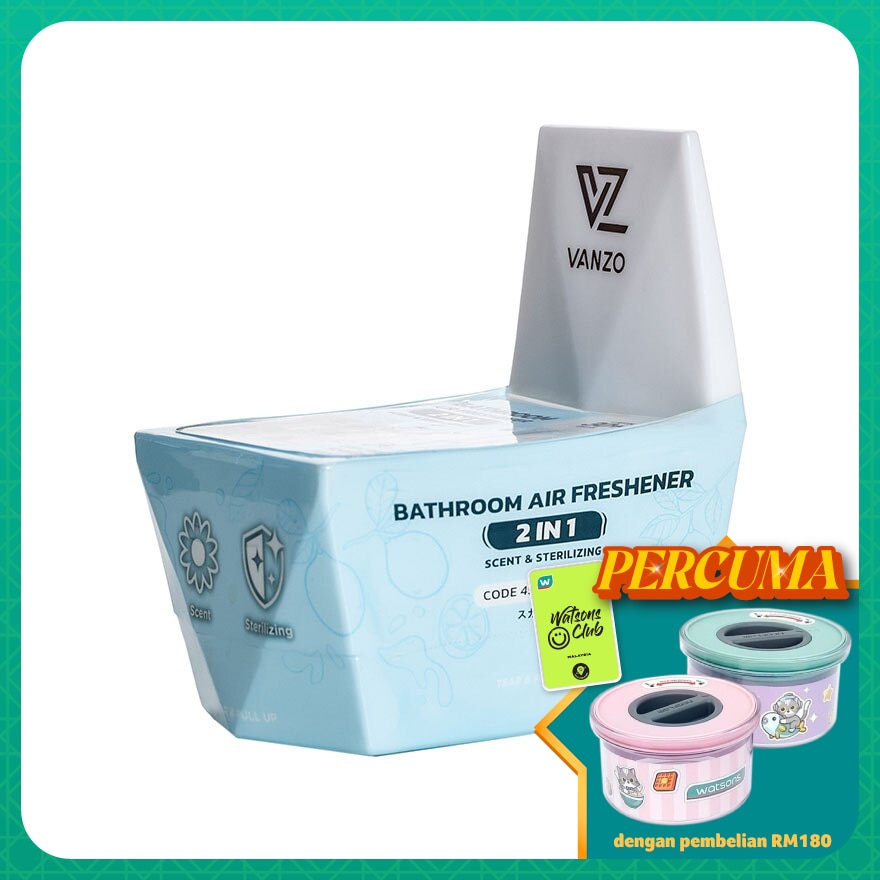 2 IN 1 Bathroom Air Freshener Citrus Bliss Squash 115G