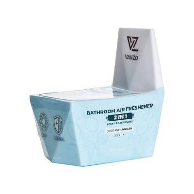 VANZO 2 IN 1 Bathroom Air Freshener Citrus Bliss Squash 115G
