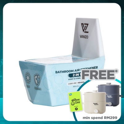 VANZO 2 IN 1 Bathroom Air Freshener Citrus Bliss Squash 115G
