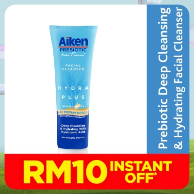 AIKEN Prebiotic Facial Cleanser w Hyaluronic Acid 120g