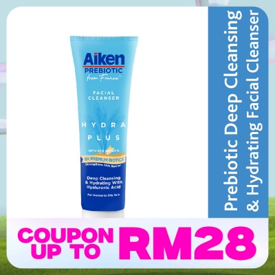 AIKEN Prebiotic Facial Cleanser w Hyaluronic Acid 120g