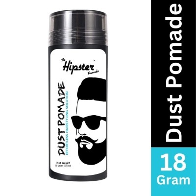 HIPSTER - Dust Pomade 18G. Strong Hold & Matte Finish.