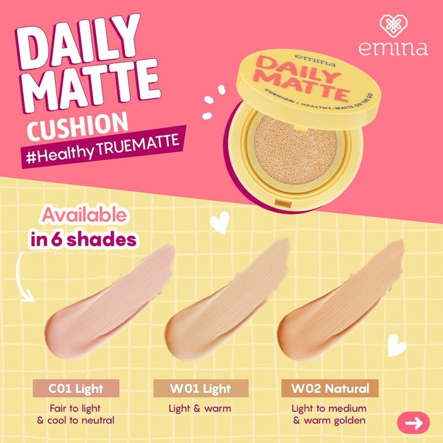 Daily Matte Cushion W02 Natural 15 g