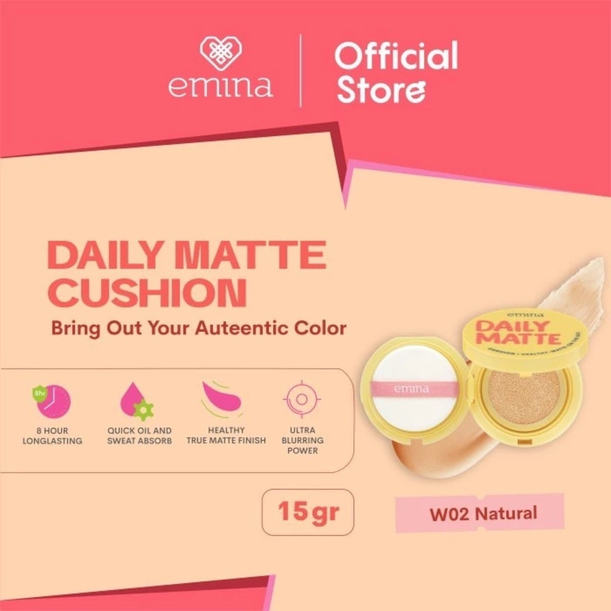 Daily Matte Cushion W02 Natural 15 g