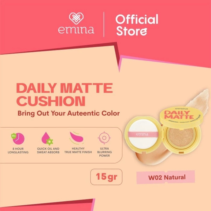 Daily Matte Cushion W02 Natural 15 g