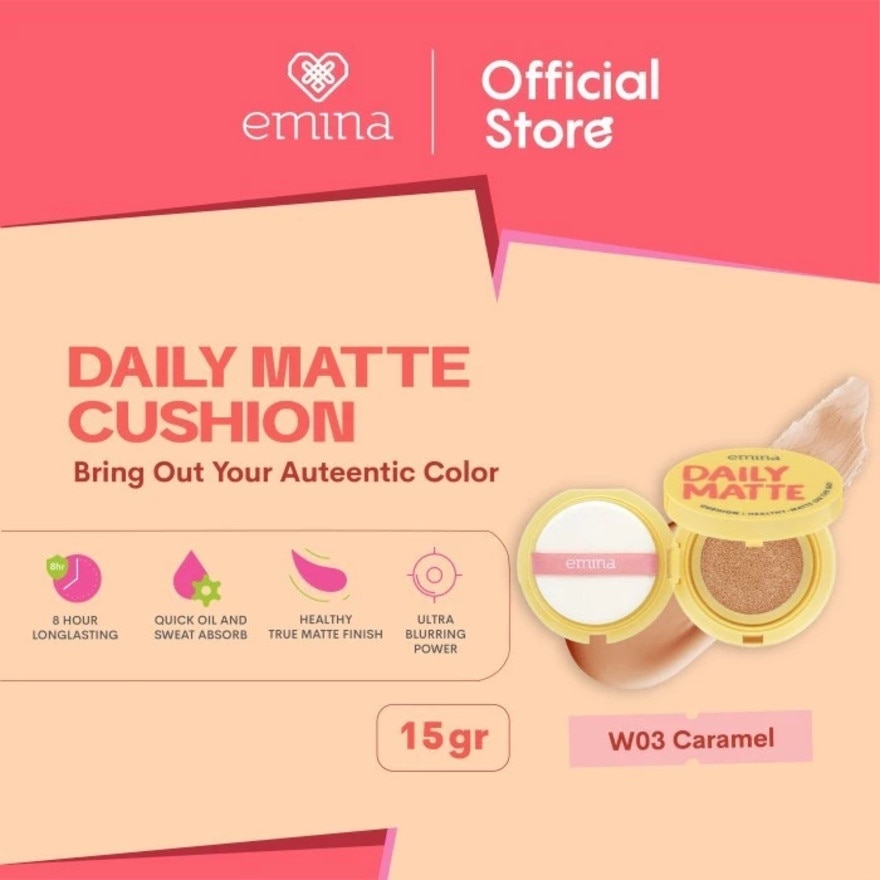 Daily Matte Cushion W03 Caramel 15 g