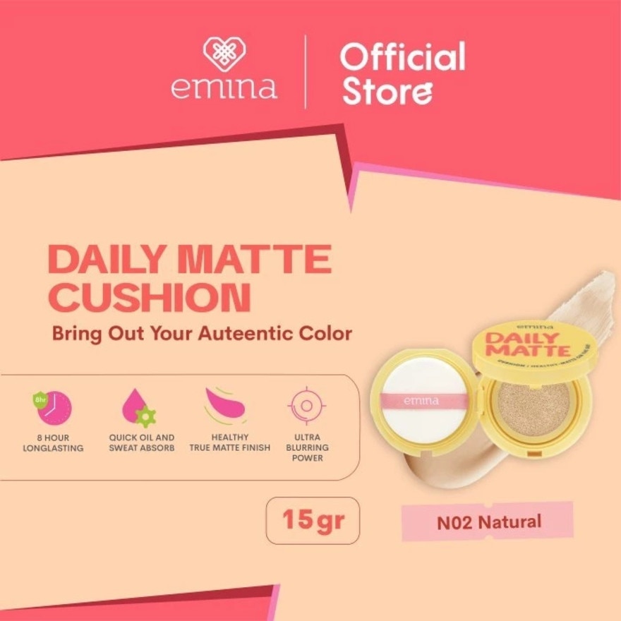 Daily Matte Cushion N02 Natural 15g
