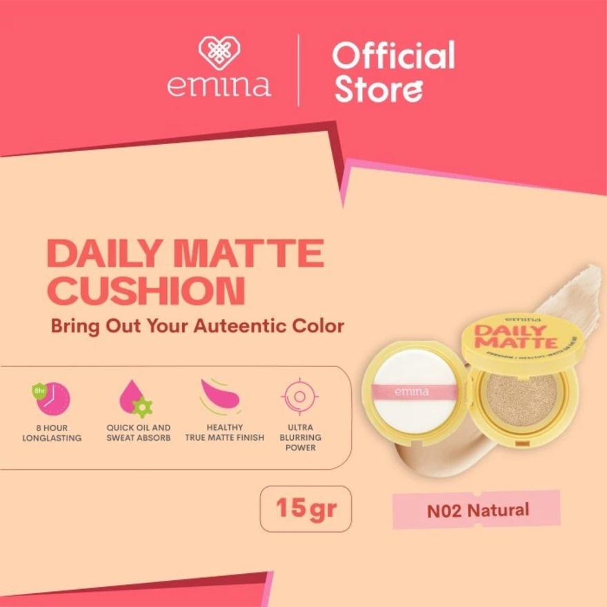 Daily Matte Cushion N02 Natural 15g
