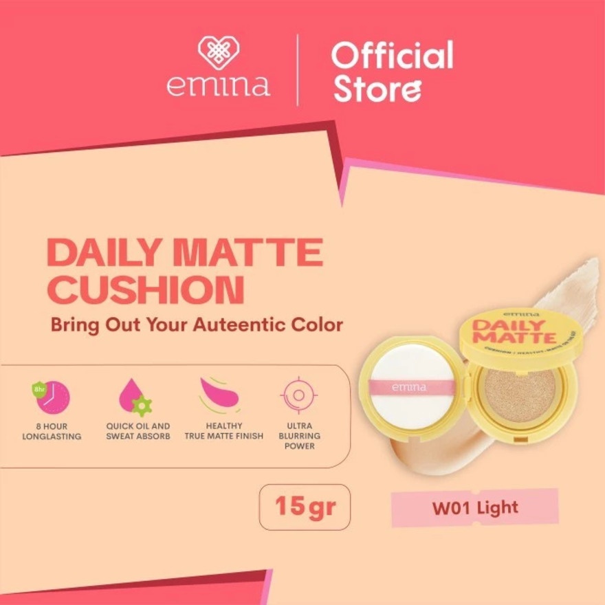 Daily Matte Cushion W01 Light 15 g